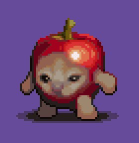 Apple Cat pixel art
